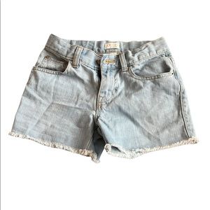 Girls light blue shorts
